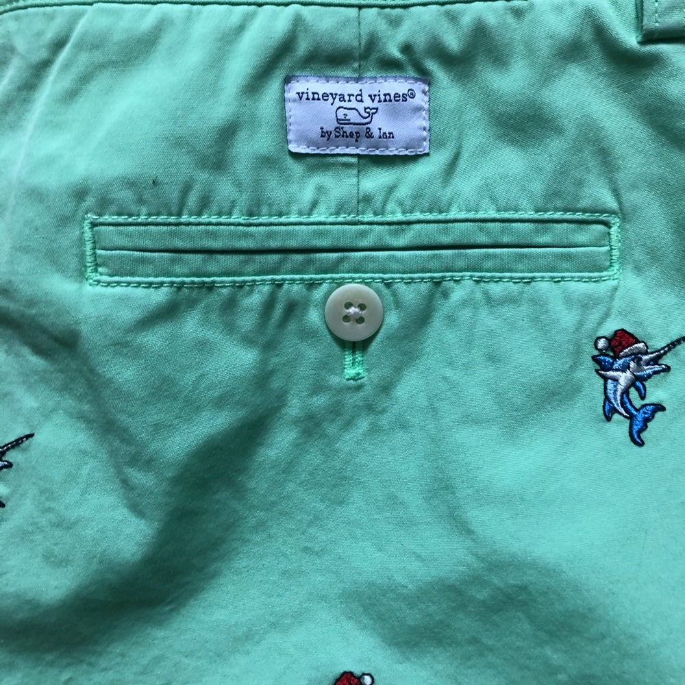 Vineyard Vines Green Club Pants 34 - Picture 2 of 7